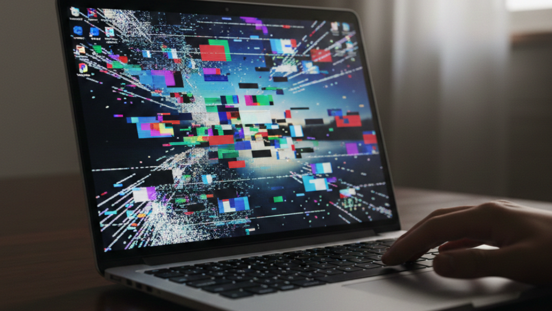 Falhas na Tela do Notebook